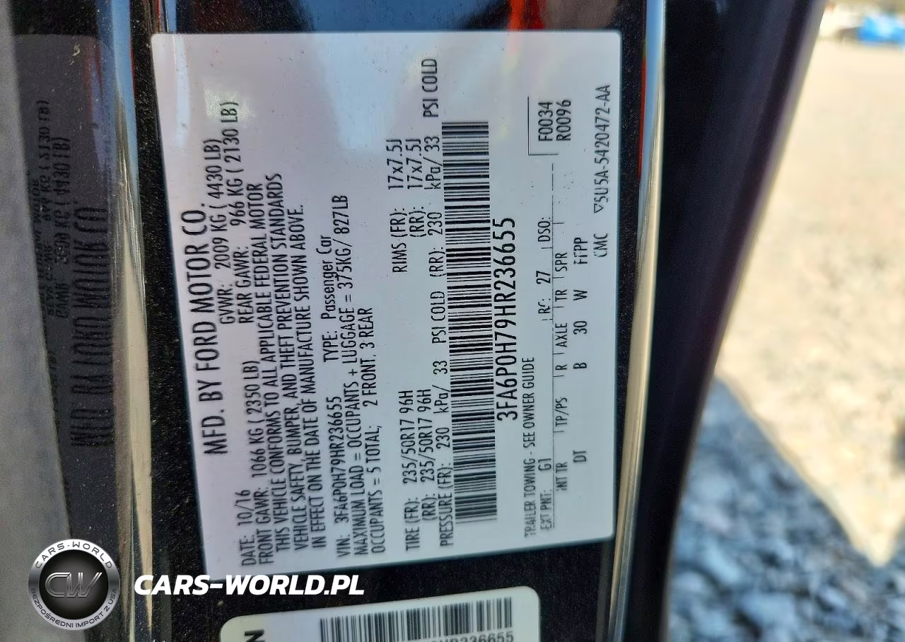 2017 Ford Fusion Se VIN:3FA6P0H79HR236655 - 12