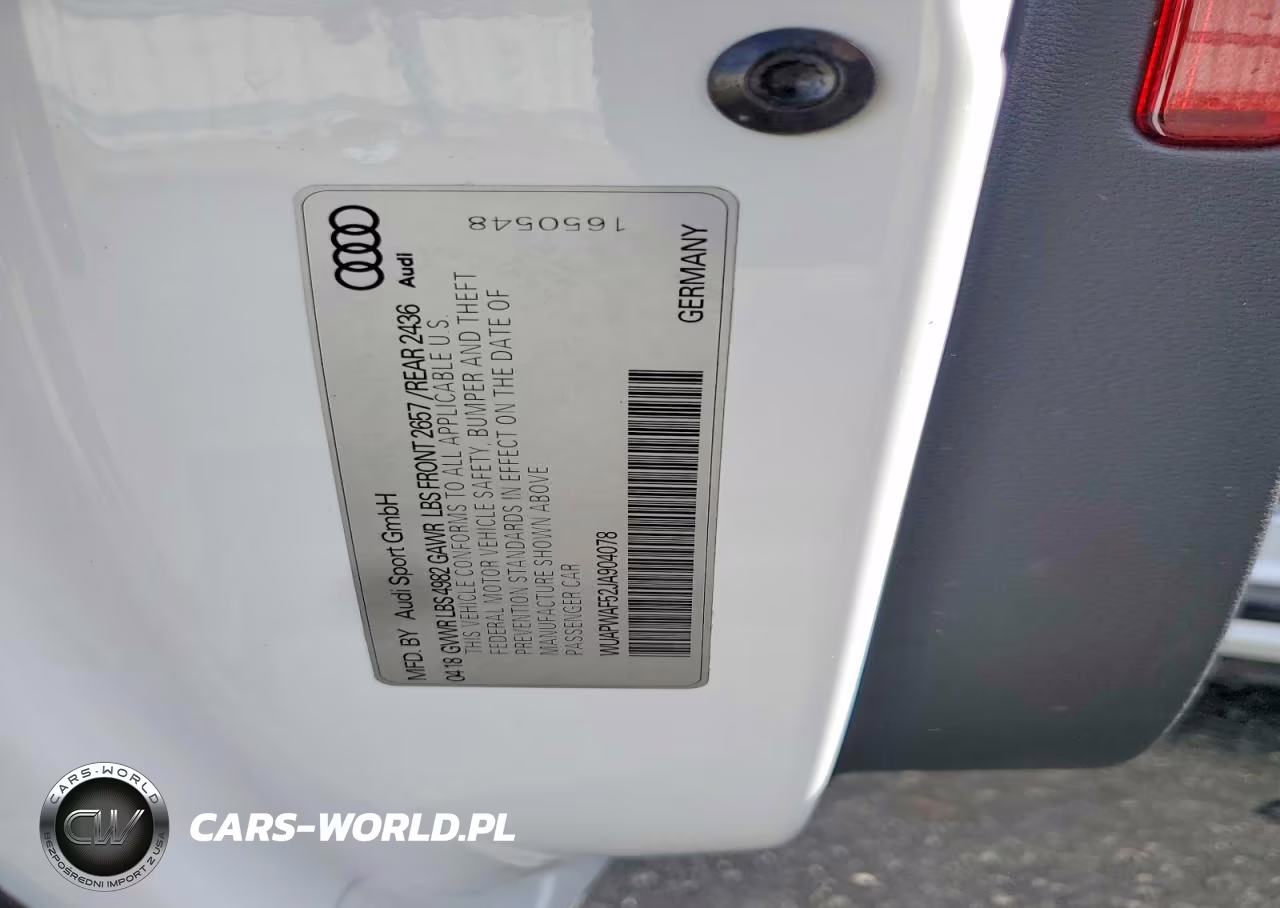 2018 Audi Rs5 VIN:WUAPWAF52JA904078 - 12