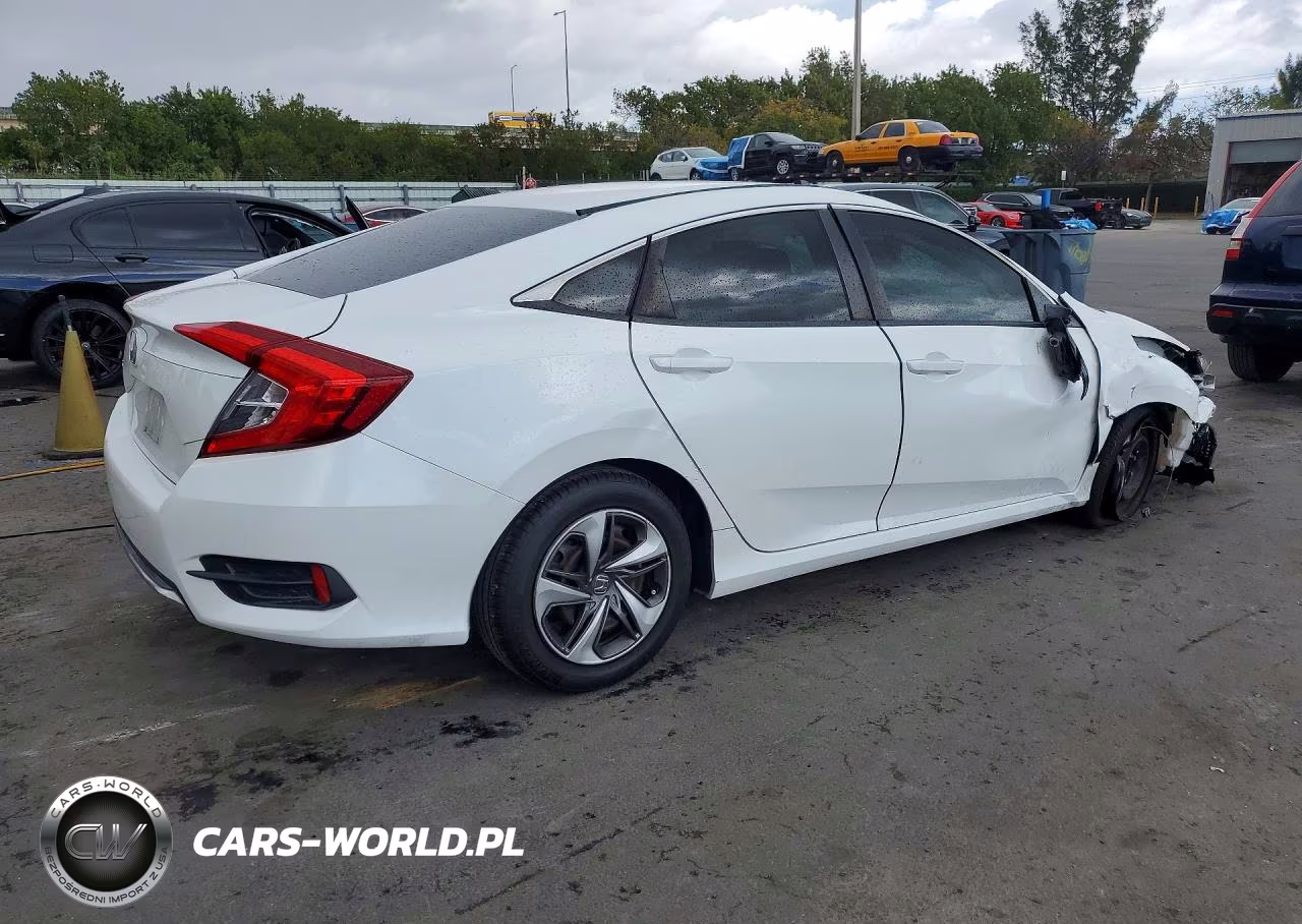 2019 Honda Civic Lx VIN:19XFC2F6XKE203366 - 3
