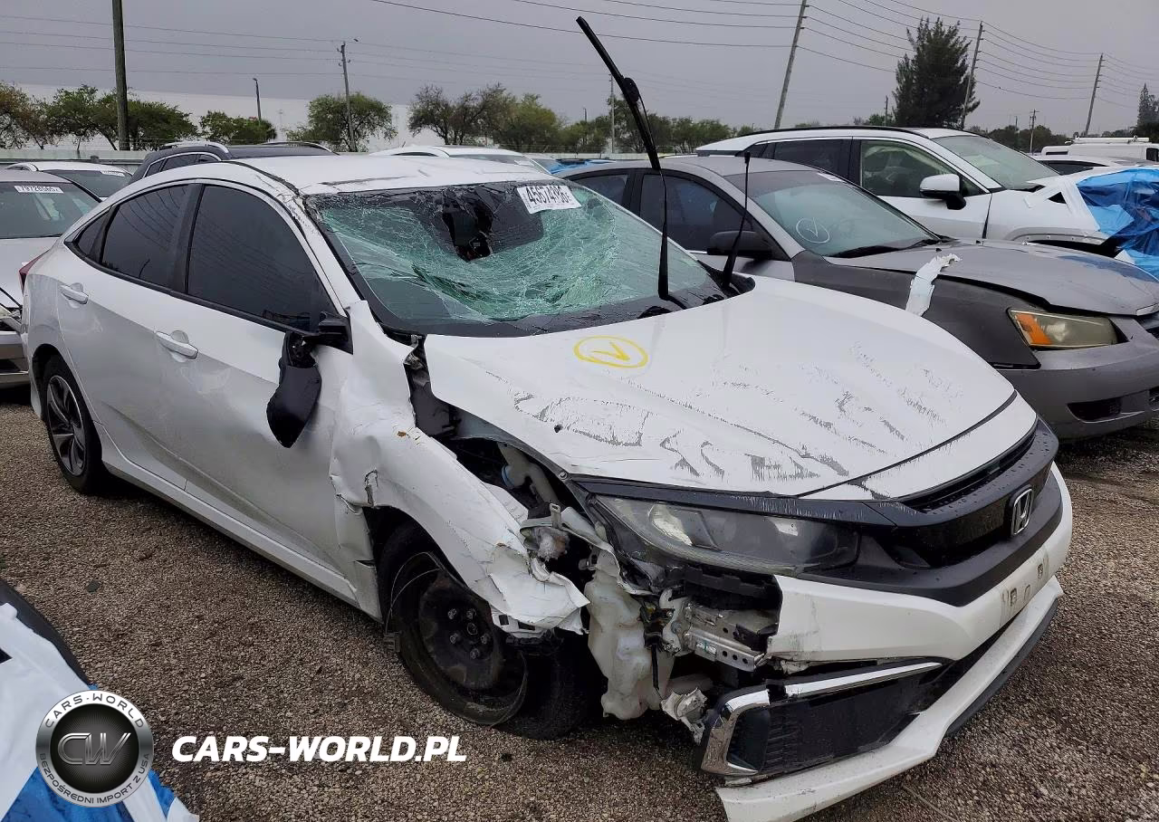 2019 Honda Civic Lx VIN:19XFC2F6XKE203366 - 4