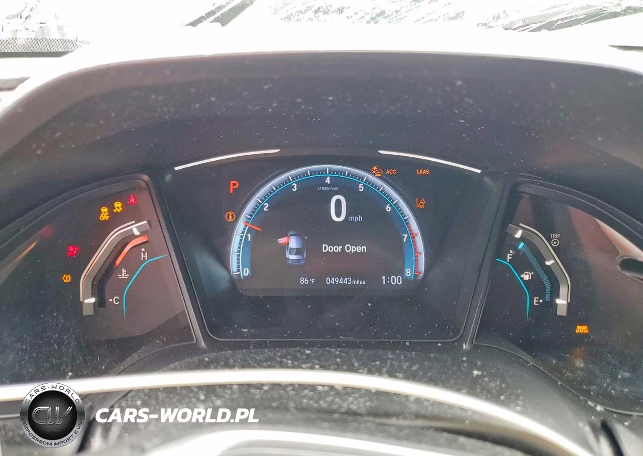 2019 Honda Civic Lx VIN:19XFC2F6XKE203366 - 9