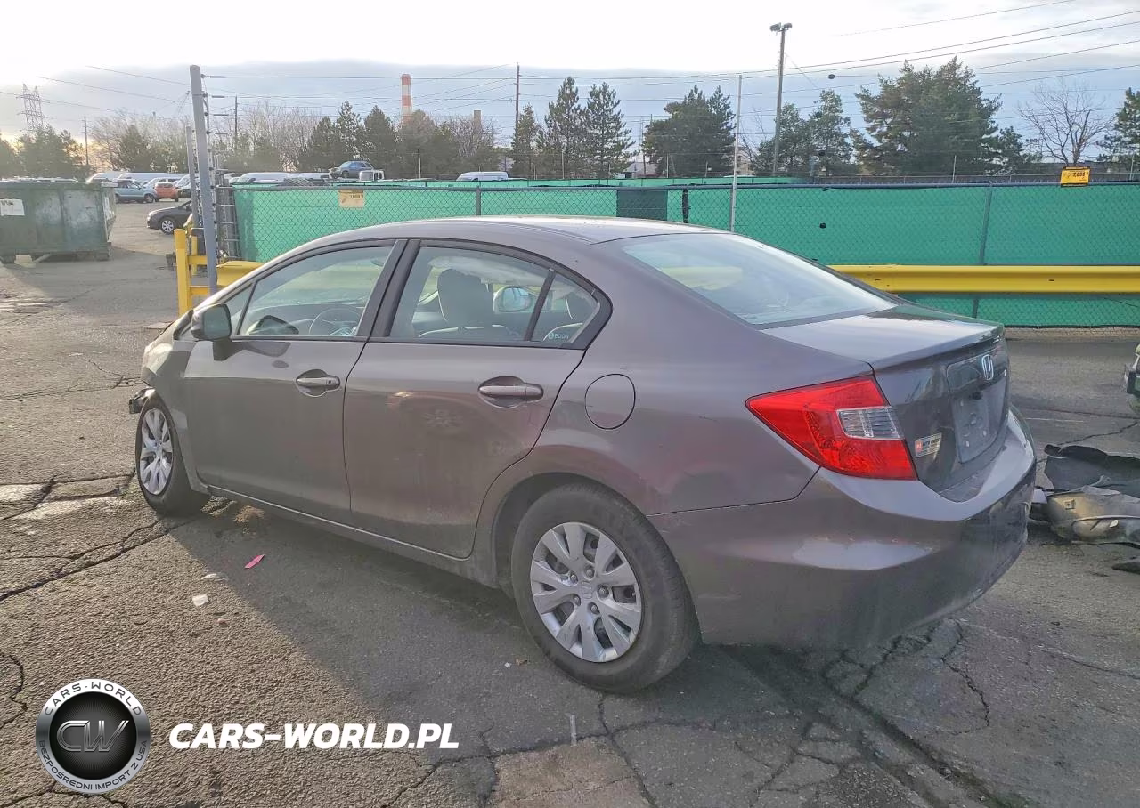 2012 Honda Civic Lx VIN:19XFB2F57CE107710 - 2