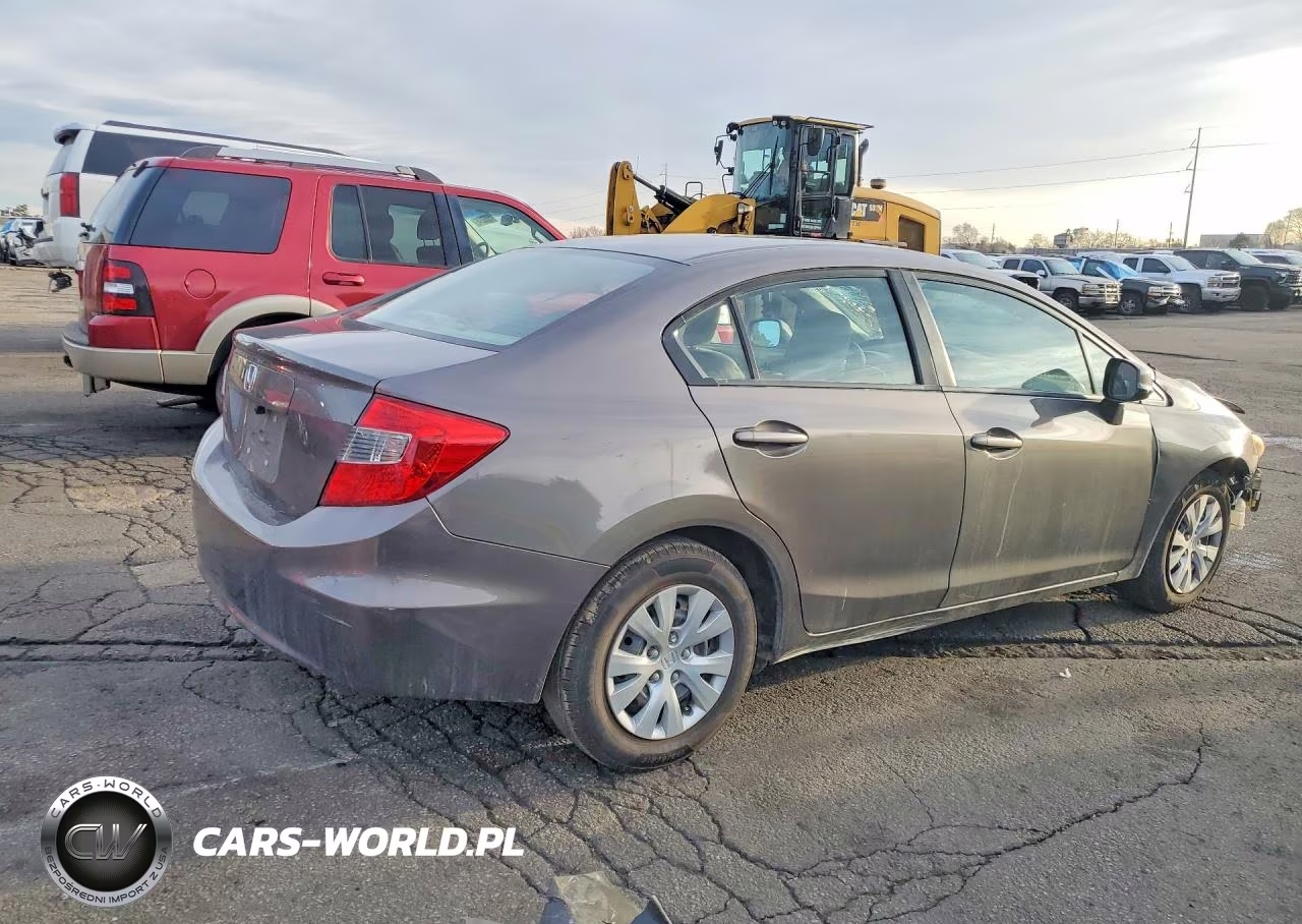 2012 Honda Civic Lx VIN:19XFB2F57CE107710 - 3