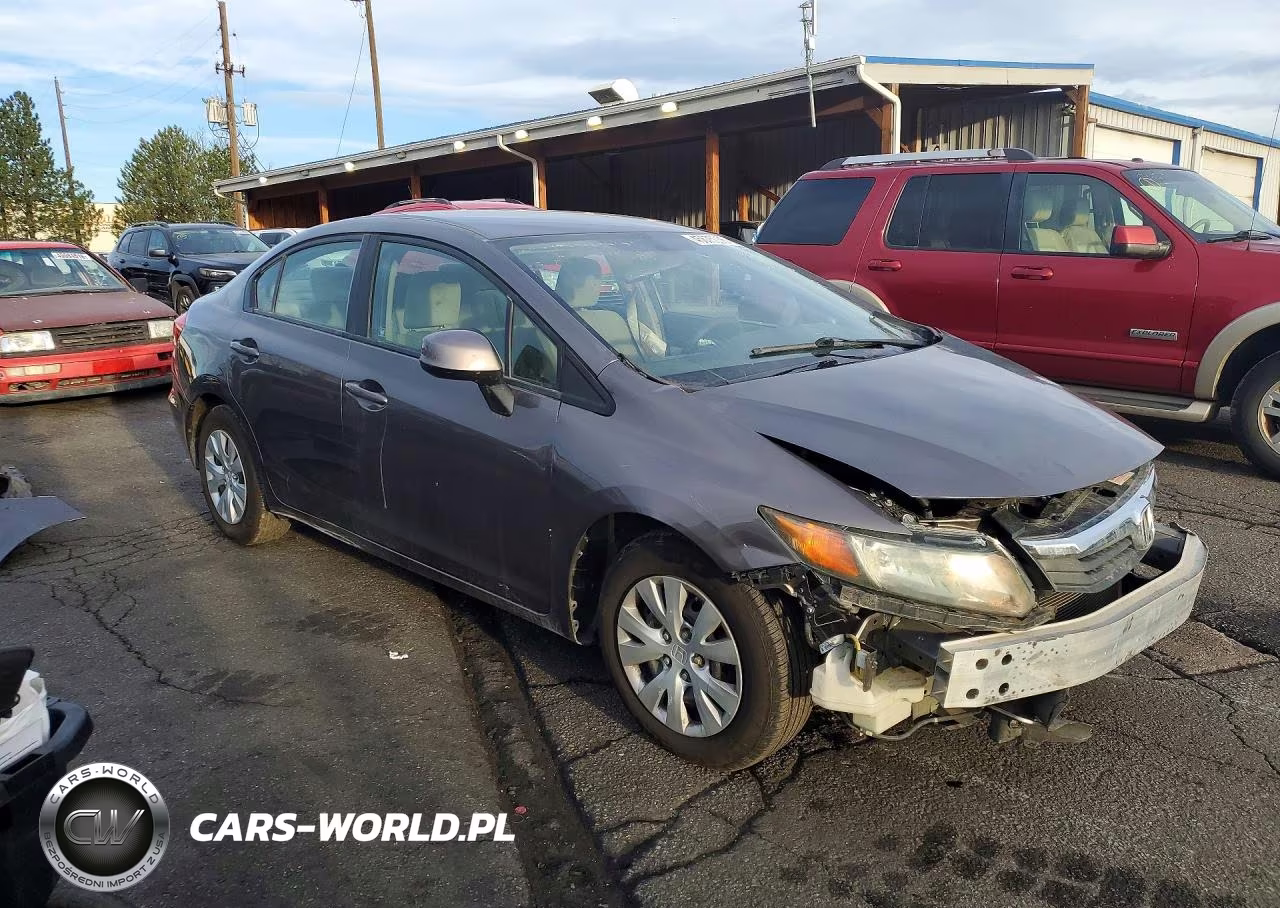 2012 Honda Civic Lx VIN:19XFB2F57CE107710 - 4