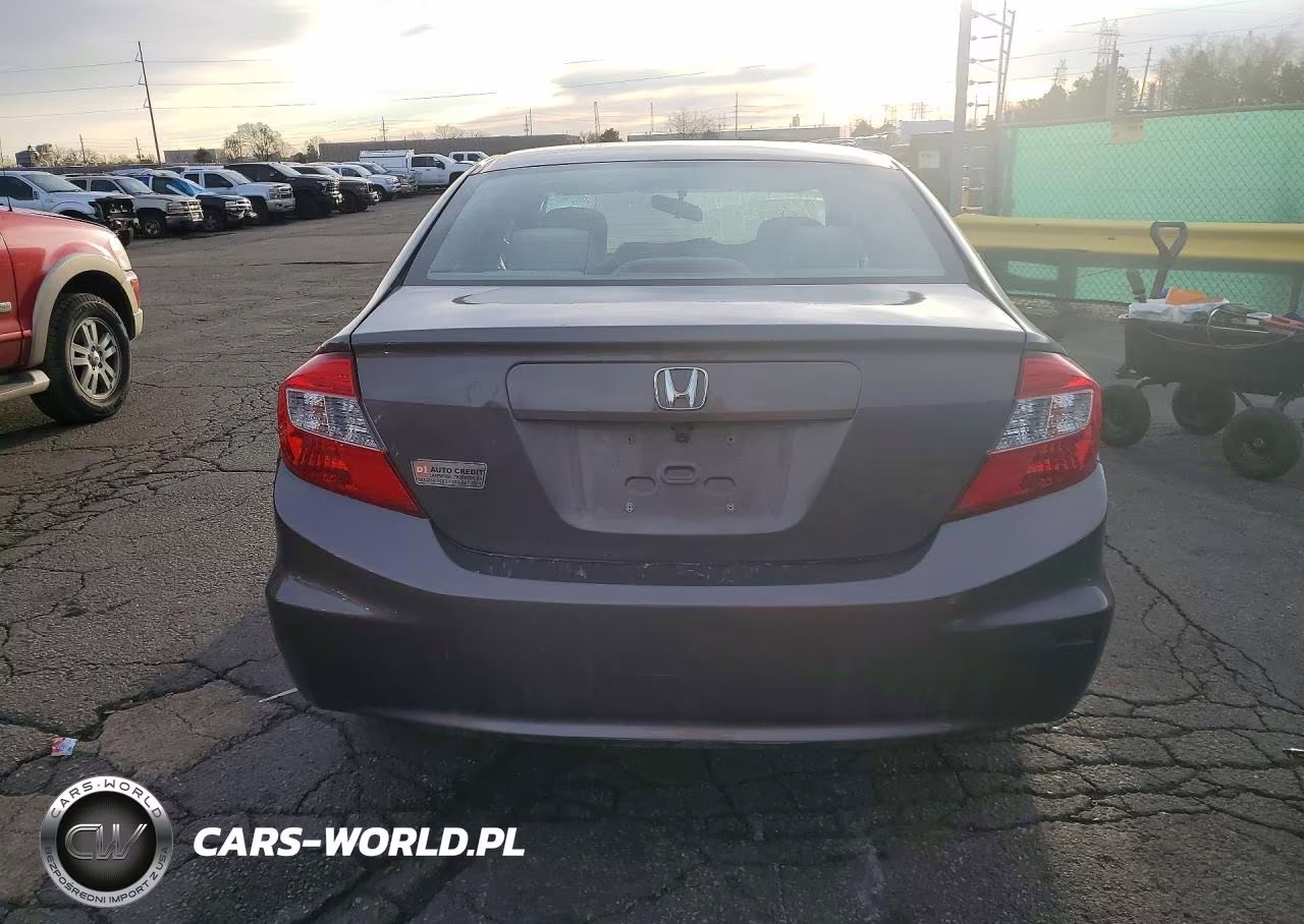 2012 Honda Civic Lx VIN:19XFB2F57CE107710 - 6