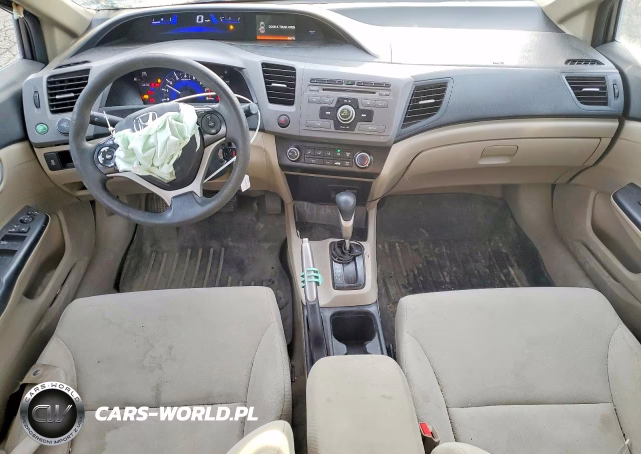 2012 Honda Civic Lx VIN:19XFB2F57CE107710 - 8