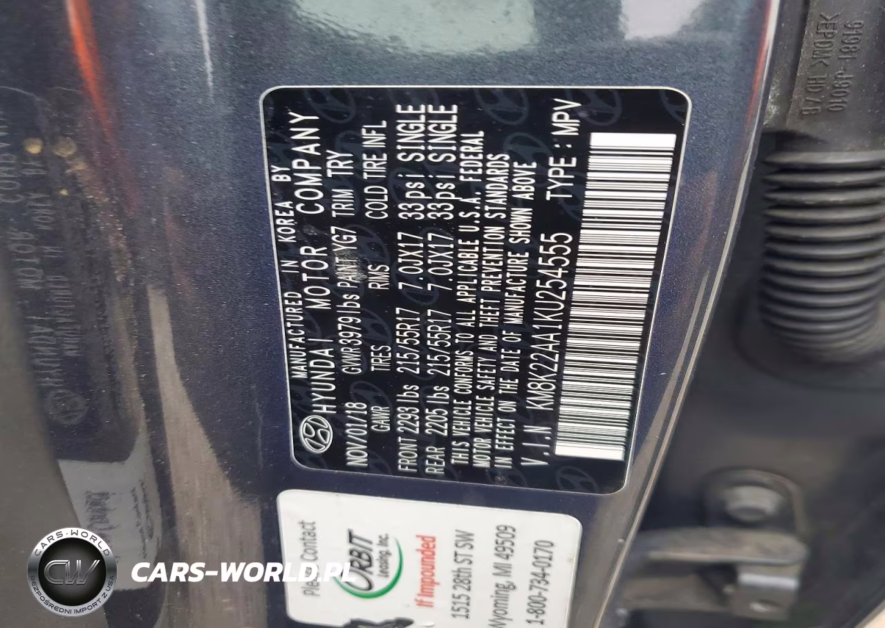 2019 Hyundai Kona Sel VIN:KM8K22AA1KU254555 - 12