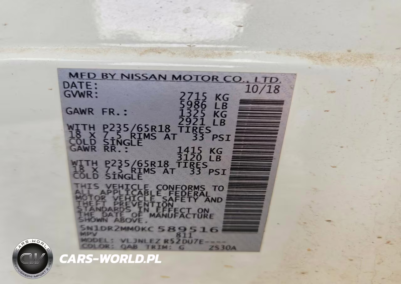 2019 Nissan Pathfinder Sv VIN:5N1DR2MM0KC589516 - 13