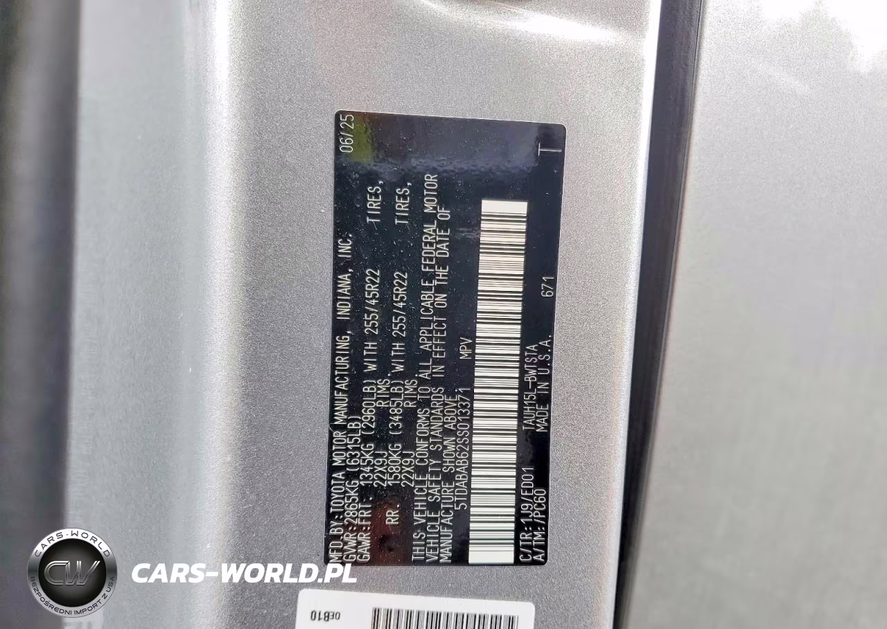 2025 Lexus Tx 500H F Sport Performance Premium VIN:5TDABAB62SS013371 - 13
