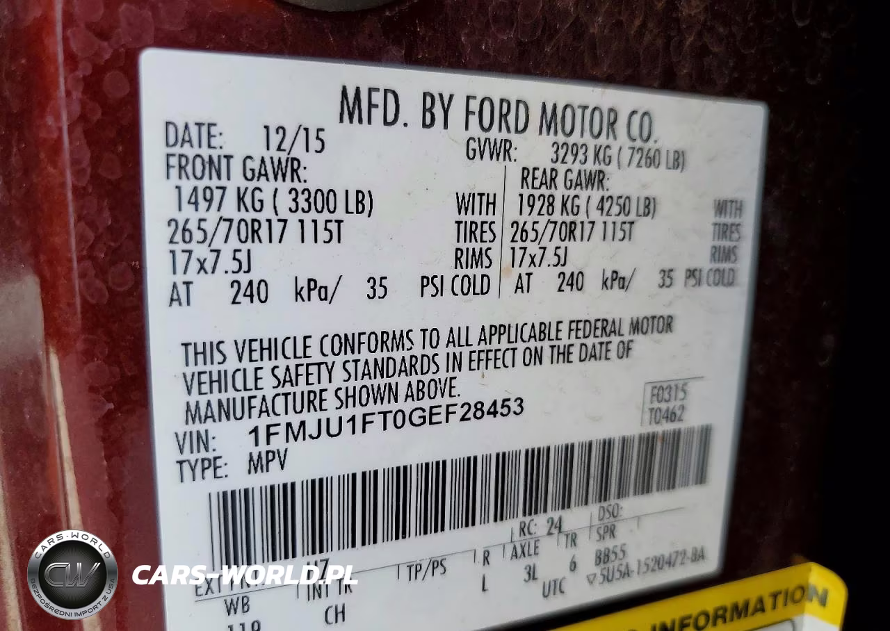 2016 Ford Expedition Xl VIN:1FMJU1FT0GEF28453 - 13