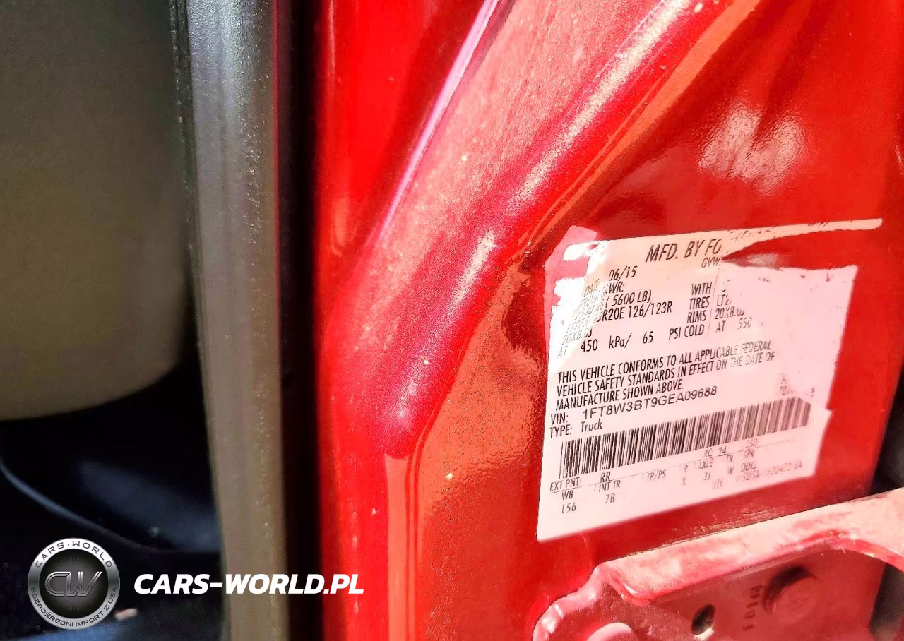 2016 Ford F350 Super Duty VIN:1FT8W3BT9GEA09688 - 12