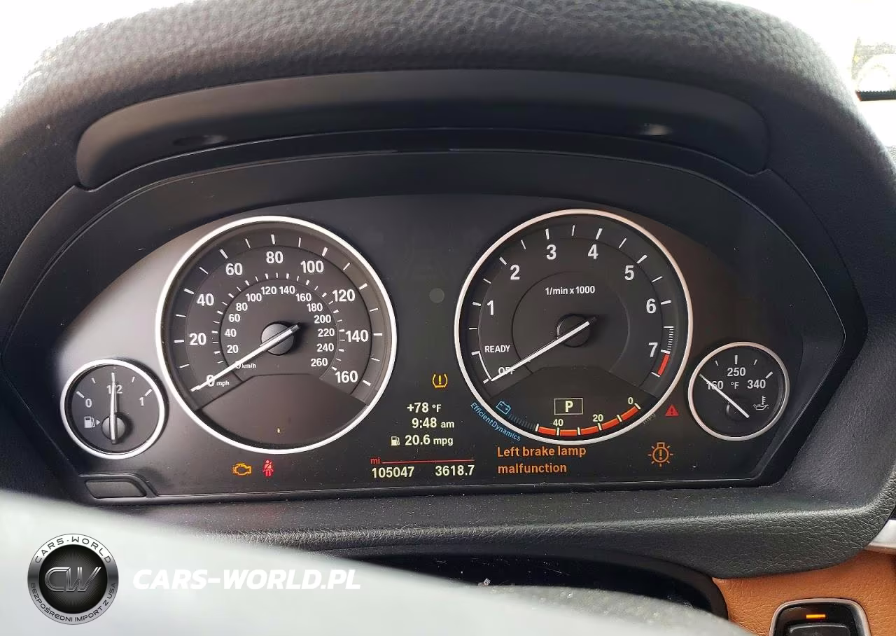 2014 BMW 328 I Sulev VIN:WBA3C1G55ENR49918 - 9