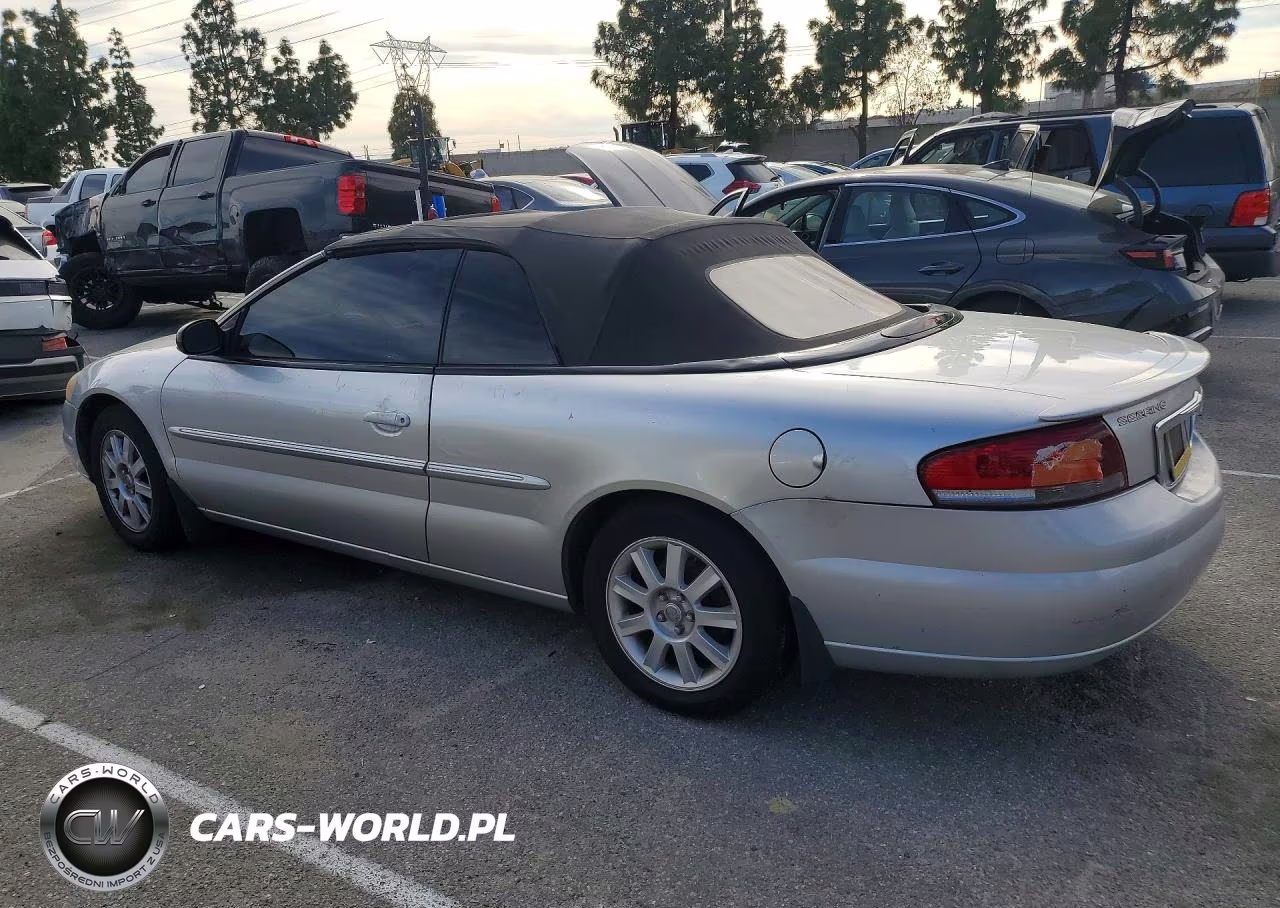 2004 Chrysler Sebring Gtc VIN:1C3EL75R44N338270 - 2