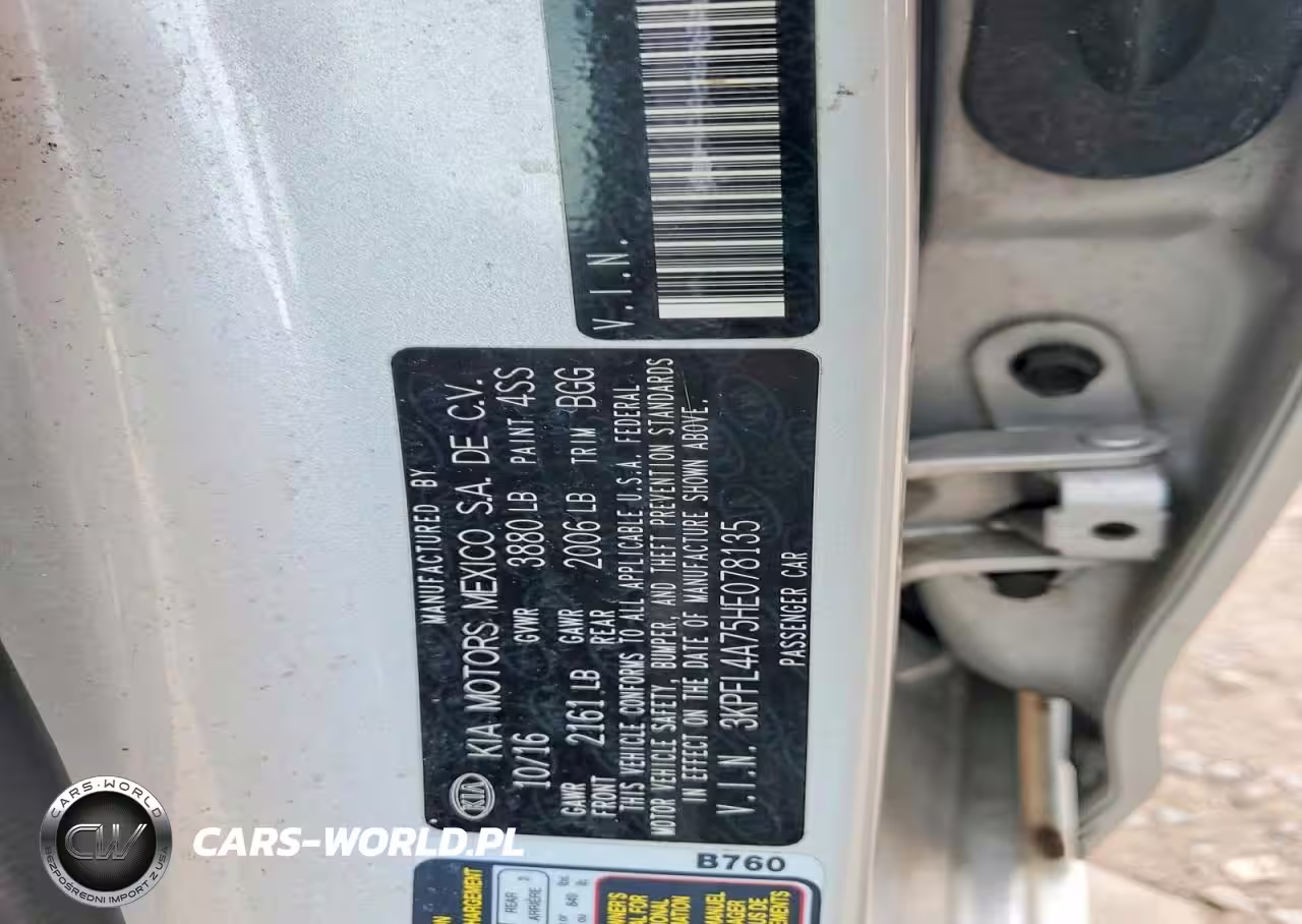 2017 Kia Forte Lx VIN:3KPFL4A75HE078135 - 12