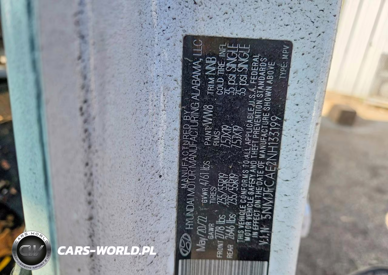 2022 Hyundai Tucson Sel VIN:5NMJFCAE2NH133199 - 13