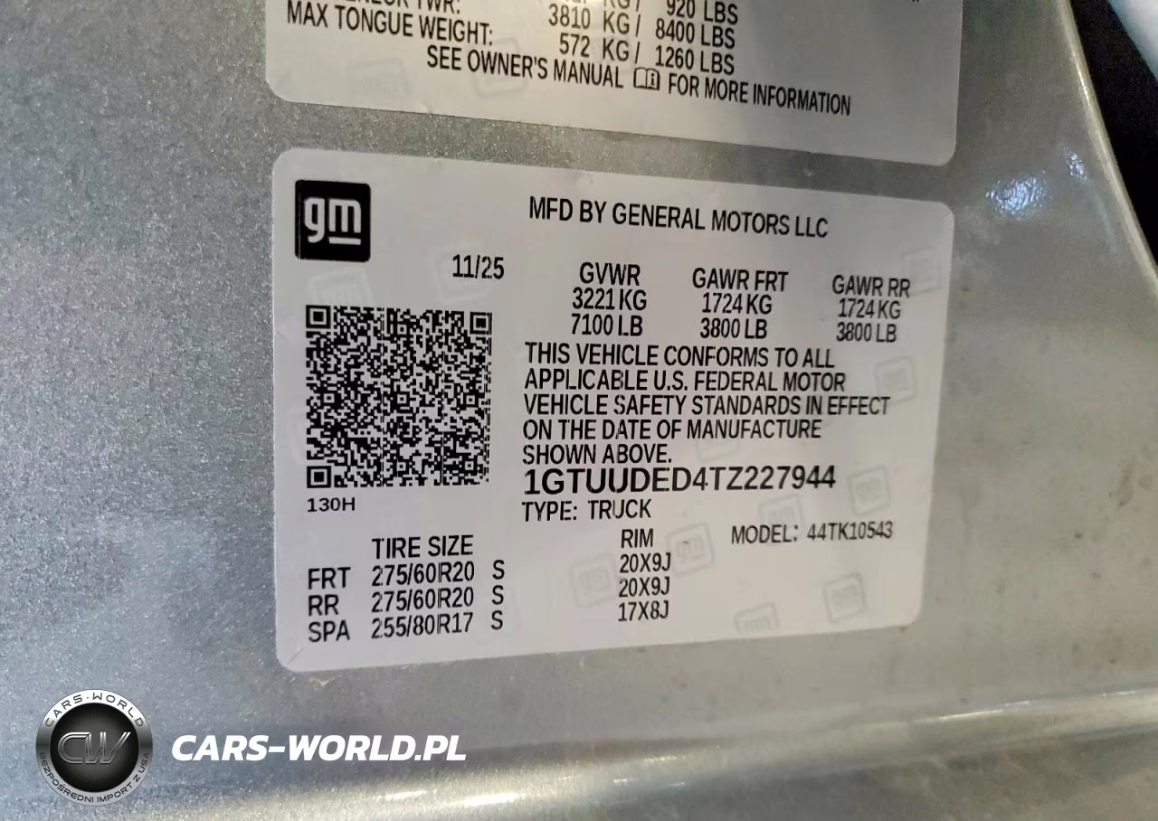 2026 GMC Sierra K1500 Slt VIN:1GTUUDED4TZ227944 - 12