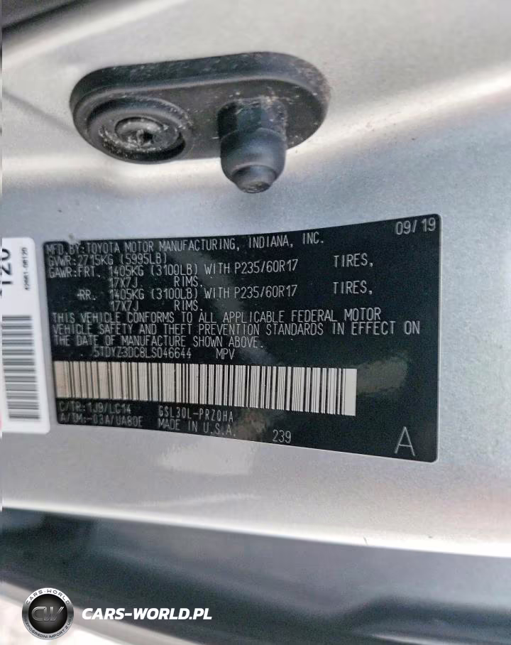 2020 Toyota Sienna Xle 8-Passenger VIN:5TDYZ3DC8LS046644 - 13