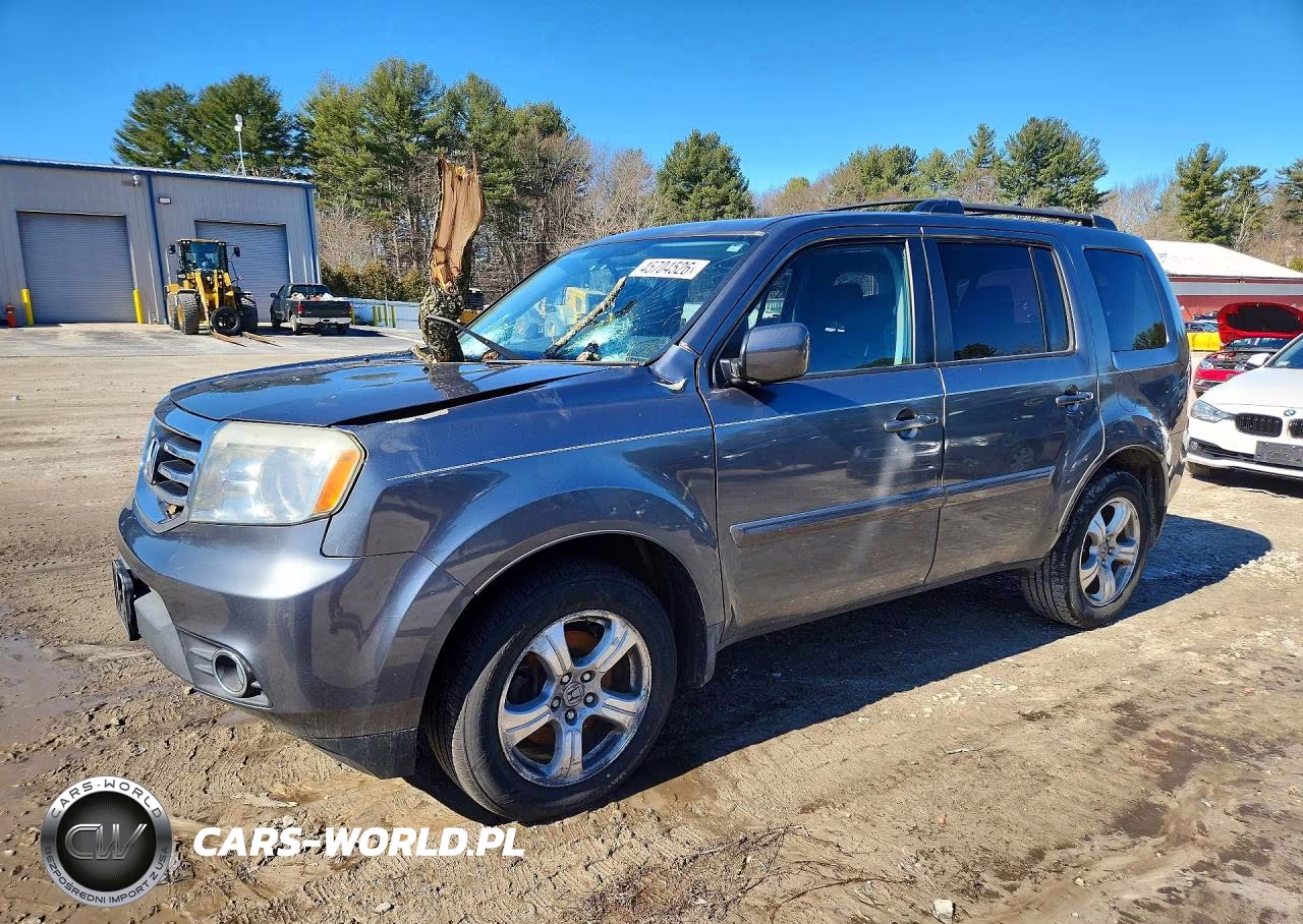 2013 Honda Pilot Exln VIN:5FNYF3H71DB030524 - 1