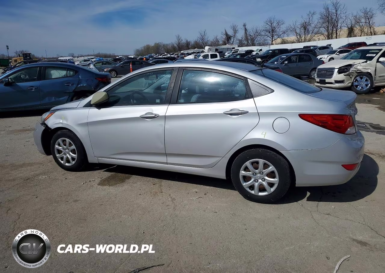 2013 Hyundai Accent Gls VIN:KMHCT4AE6DU554305 - 2
