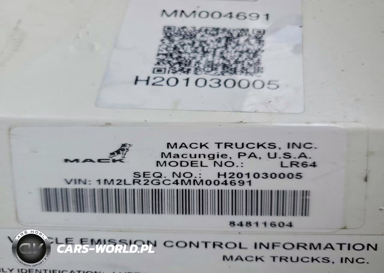 2021 Mack Lr Truck Cab And Chassis VIN:1M2LR2GC4MM004691 - 10