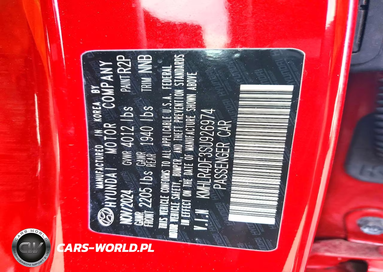 2025 Hyundai Elantra N Line VIN:KMHLR4DF3SU926974 - 12