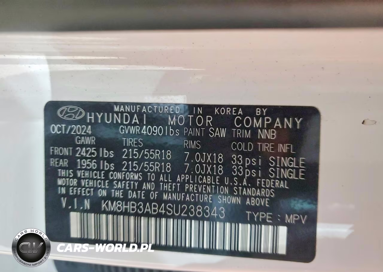 2025 Hyundai Kona Sel VIN:KM8HB3AB4SU238343 - 13