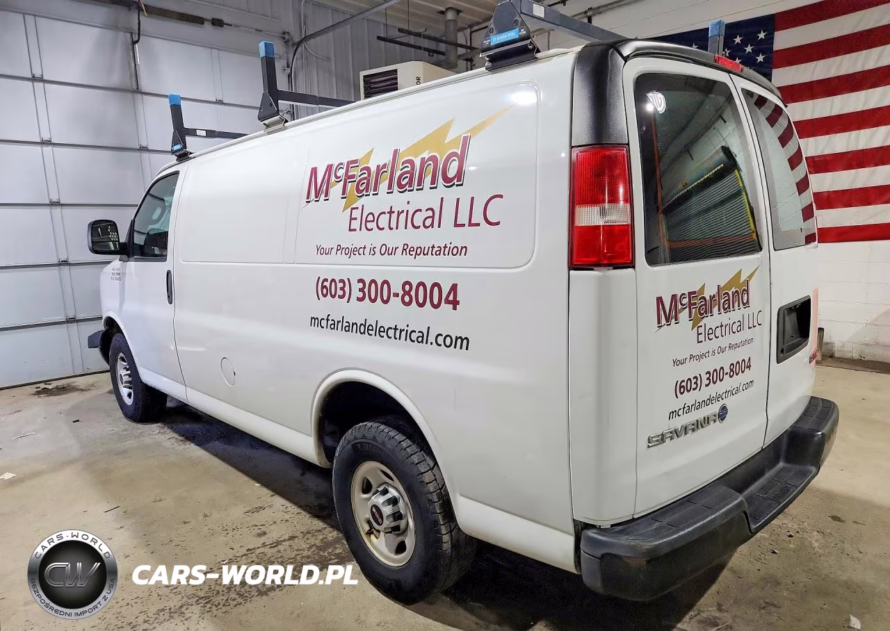 2017 GMC Savana Utility - Service Van VIN:1GTW7AFF4H1108439 - 2