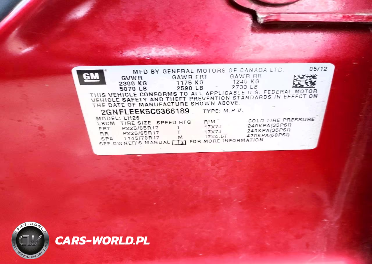 2012 Chevrolet Equinox Lt VIN:2GNFLEEK5C6366189 - 13
