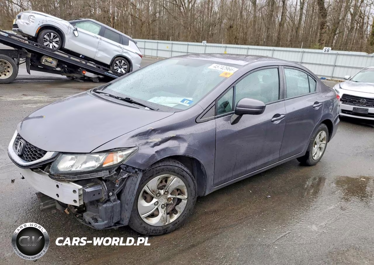 2014 Honda Civic Lx VIN:19XFB2F55EE261593 - 1