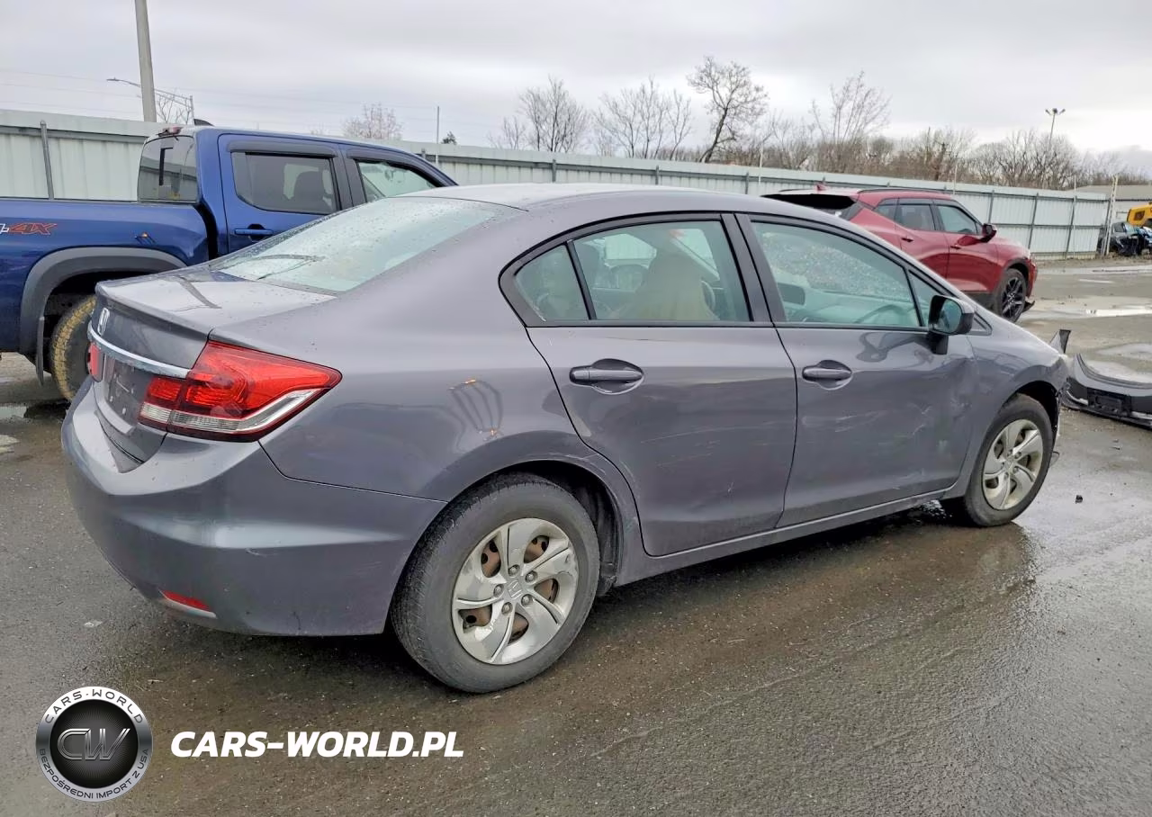 2014 Honda Civic Lx VIN:19XFB2F55EE261593 - 3