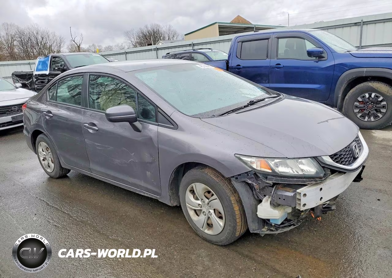 2014 Honda Civic Lx VIN:19XFB2F55EE261593 - 4
