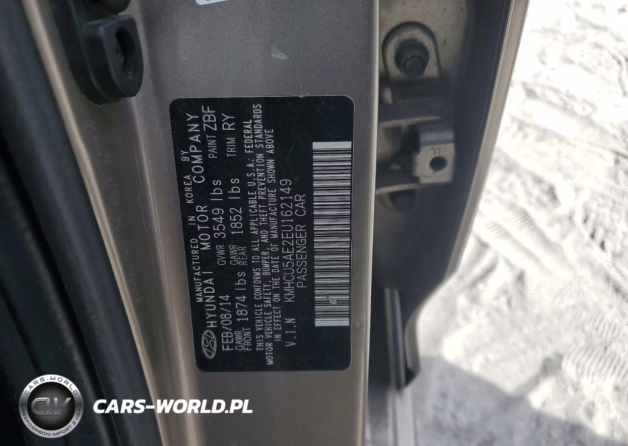 2014 Hyundai Accent Se VIN:KMHCU5AE2EU162149 - 13
