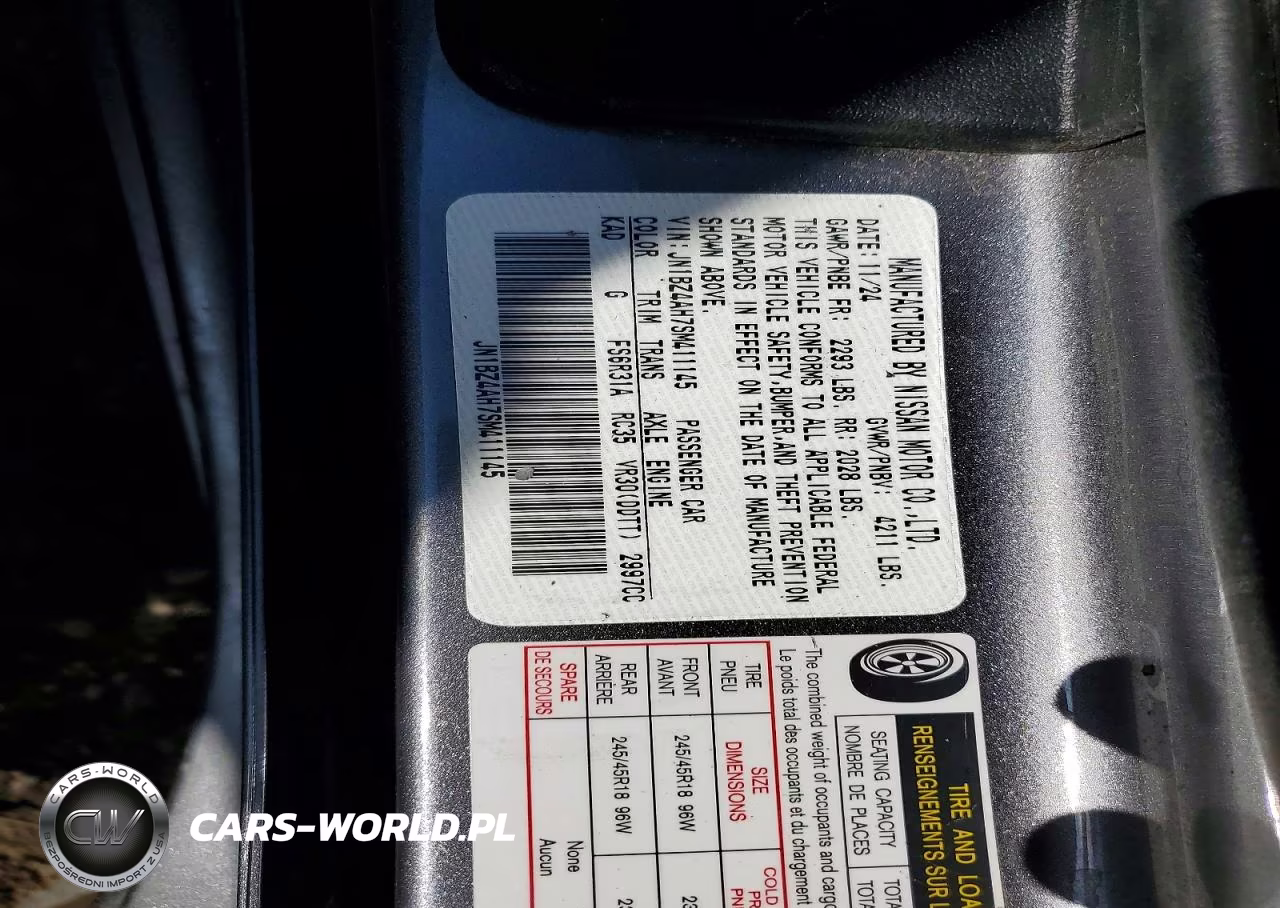 2025 Nissan Z Sport VIN:JN1BZ4AH7SM411145 - 12