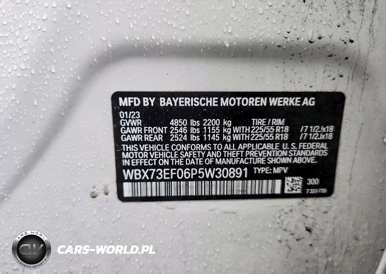 2023 BMW X1 xDrive28I VIN:WBX73EF06P5W30891 - 12