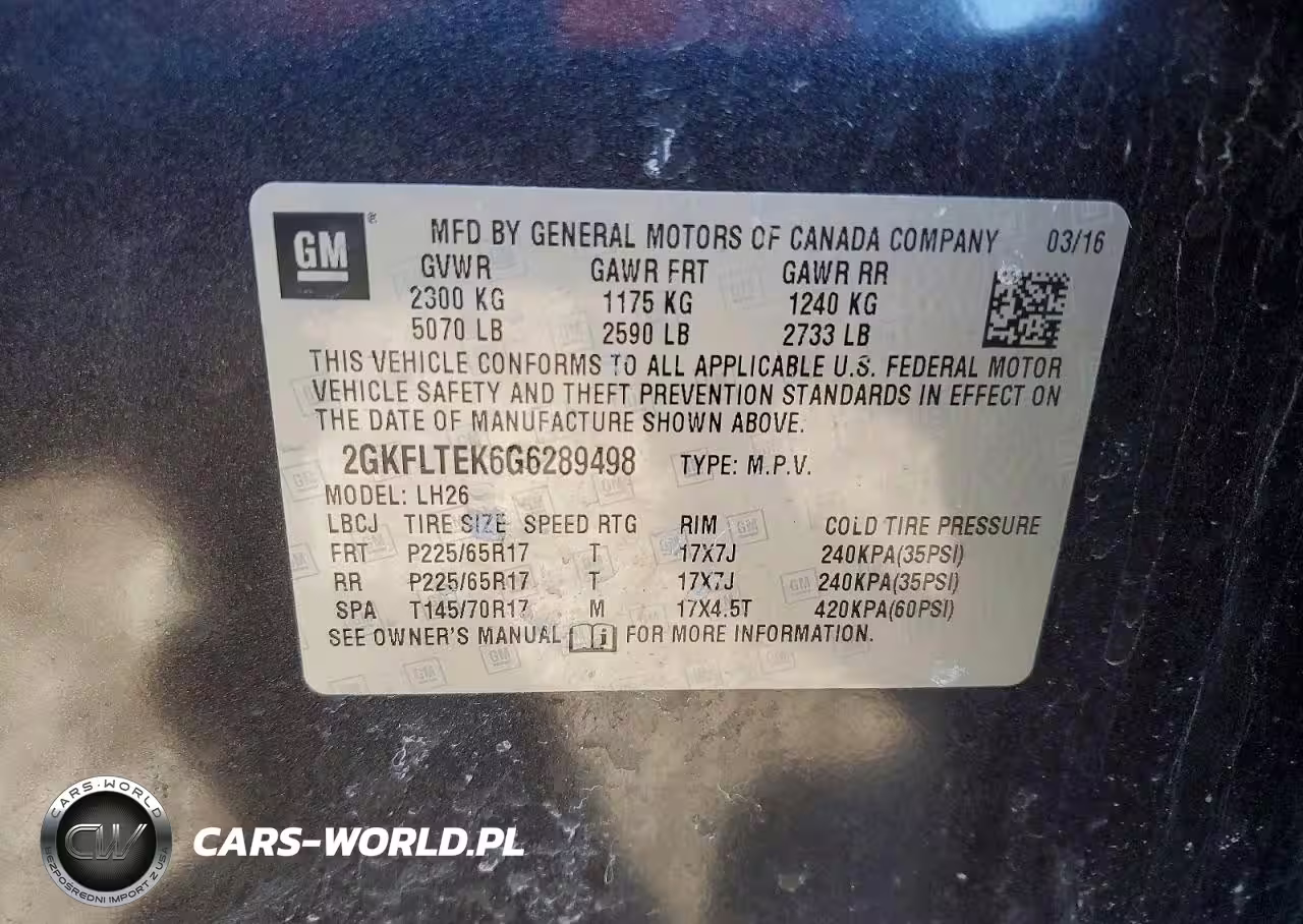 2016 GMC Terrain Sle VIN:2GKFLTEK6G6289498 - 13