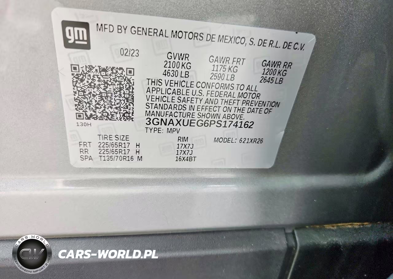 2023 Chevrolet Equinox Lt VIN:3GNAXUEG6PS174162 - 12