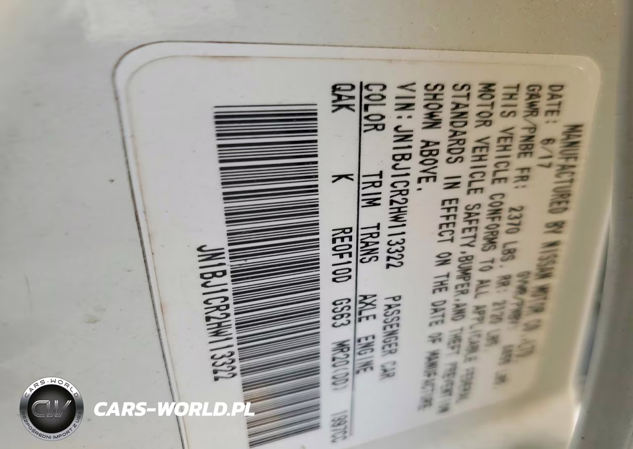 2017 Nissan Rogue Sport Sv VIN:JN1BJ1CR2HW113322 - 13