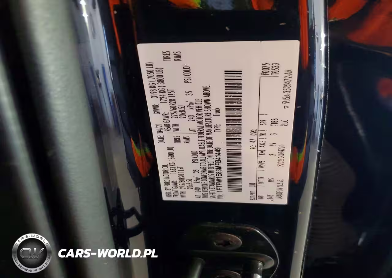 2021 Ford F150 Supercrew VIN:1FTFW1E83MFB41449 - 12