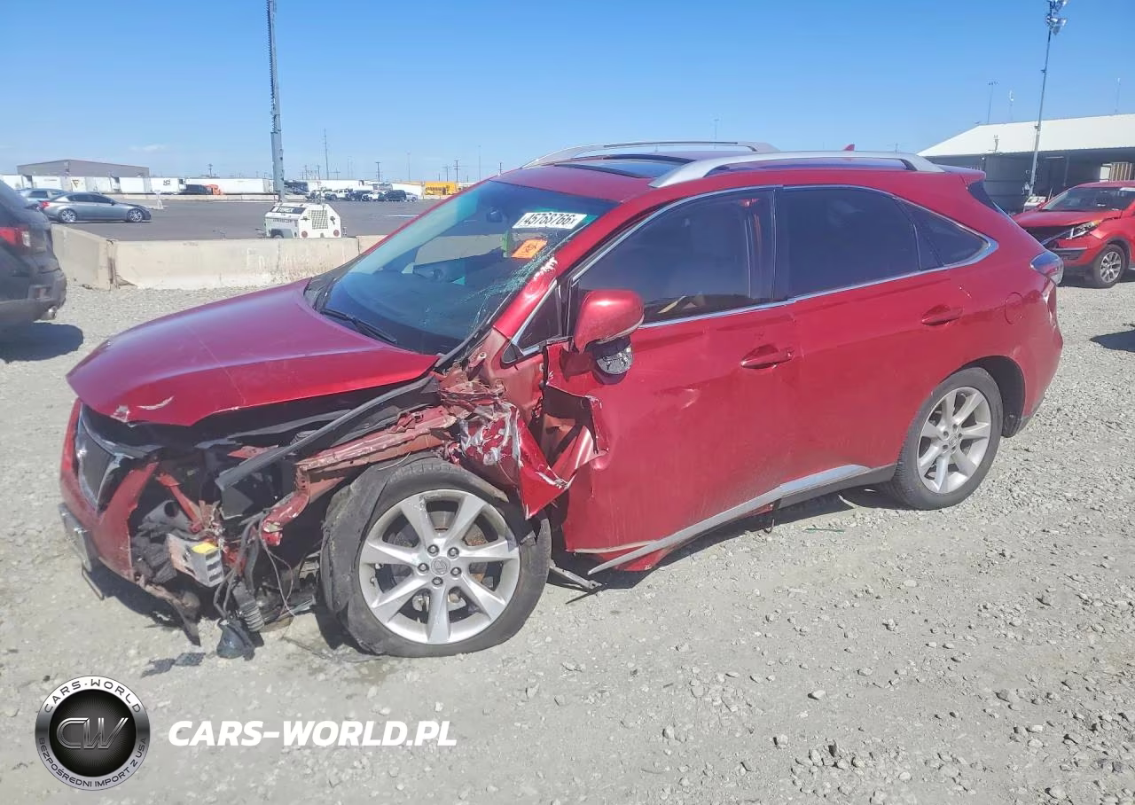 2010 Lexus Rx 350 Base VIN:2T2BK1BA4AC043354 - 1