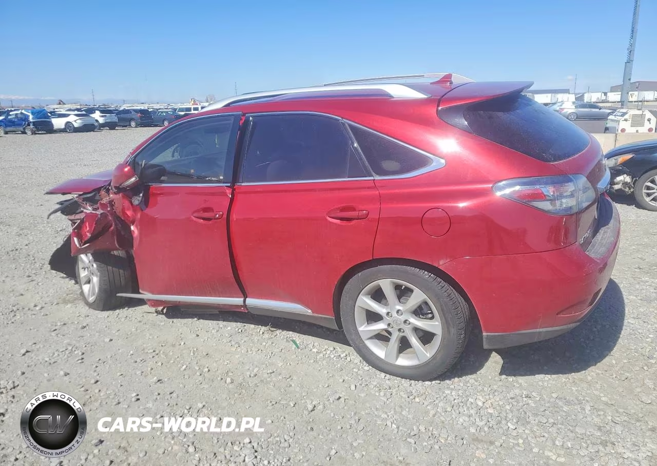 2010 Lexus Rx 350 Base VIN:2T2BK1BA4AC043354 - 2