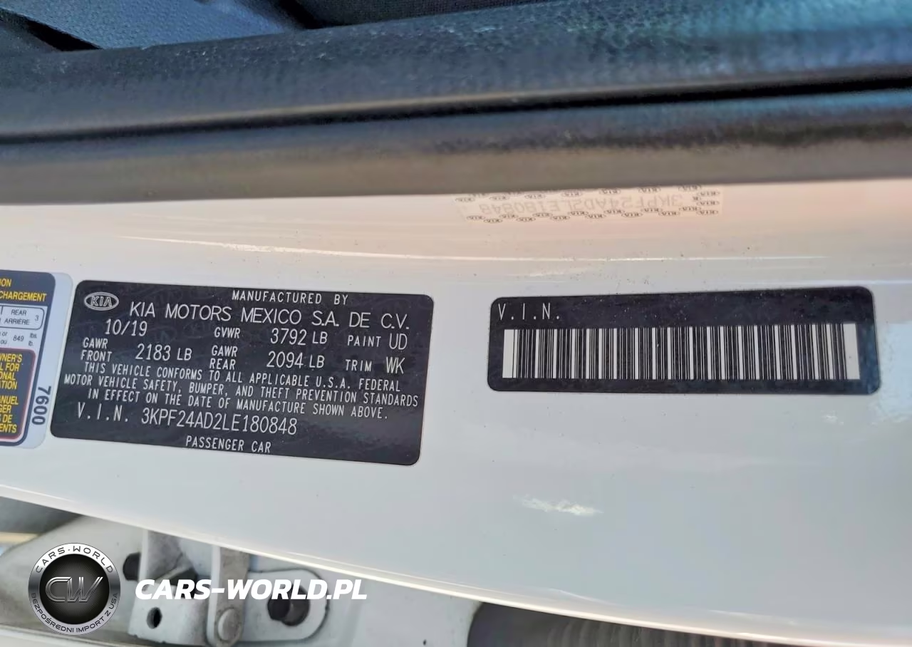 2020 Kia Forte Fe VIN:3KPF24AD2LE180848 - 12