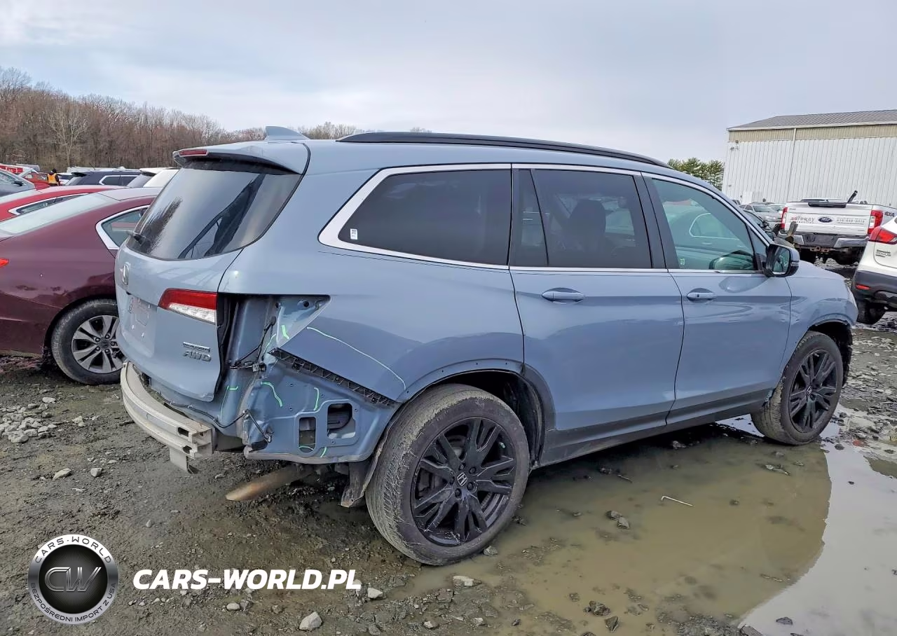 2022 Honda Pilot Se VIN:5FNYF6H2XNB064520 - 3