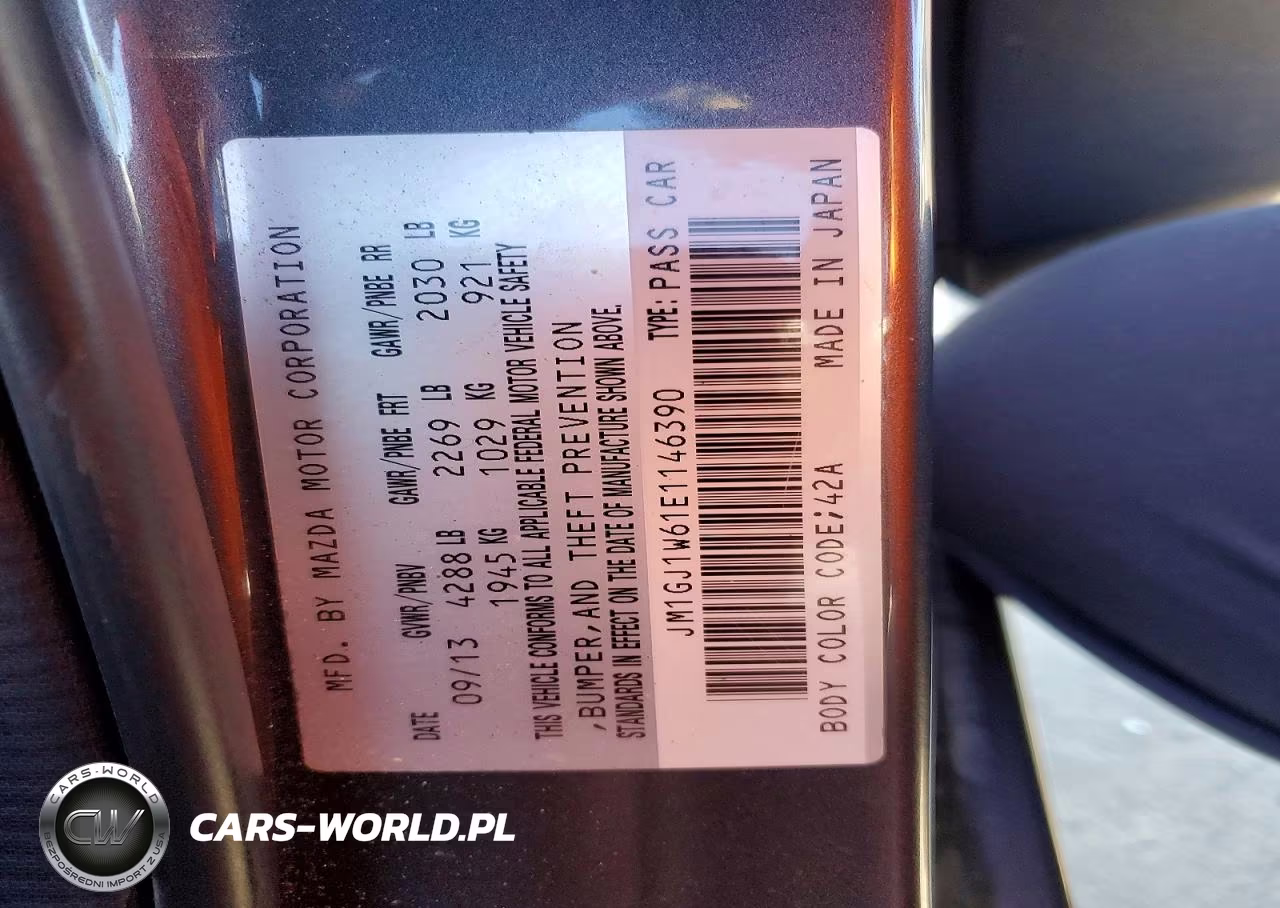2014 Mazda 6 Grand Touring VIN:JM1GJ1W61E1146390 - 13