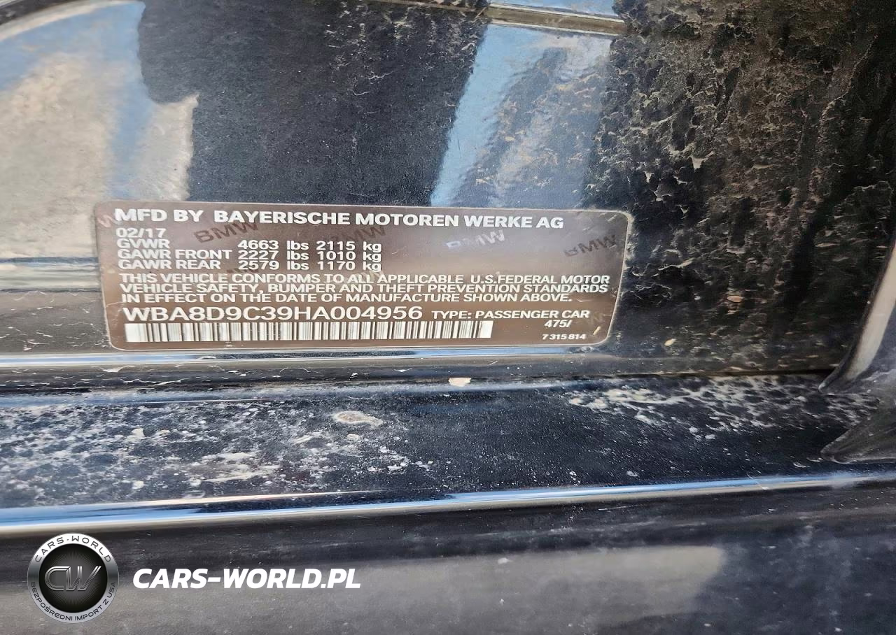 2017 BMW 330 Xi VIN:WBA8D9C39HA004956 - 12