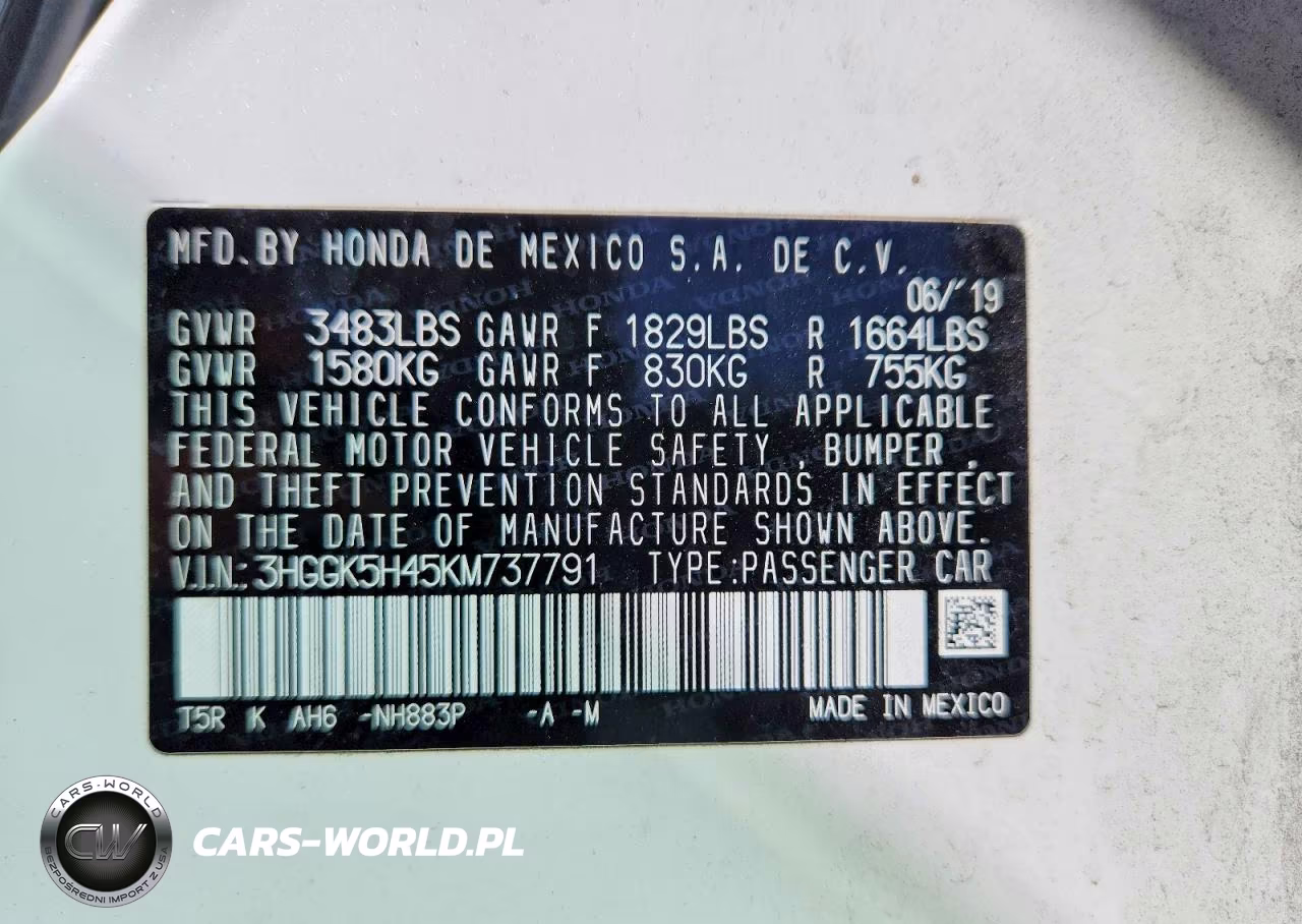 2019 Honda Fit Lx VIN:3HGGK5H45KM737791 - 12