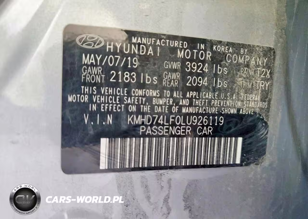 2020 Hyundai Elantra Se VIN:KMHD74LF0LU926119 - 12