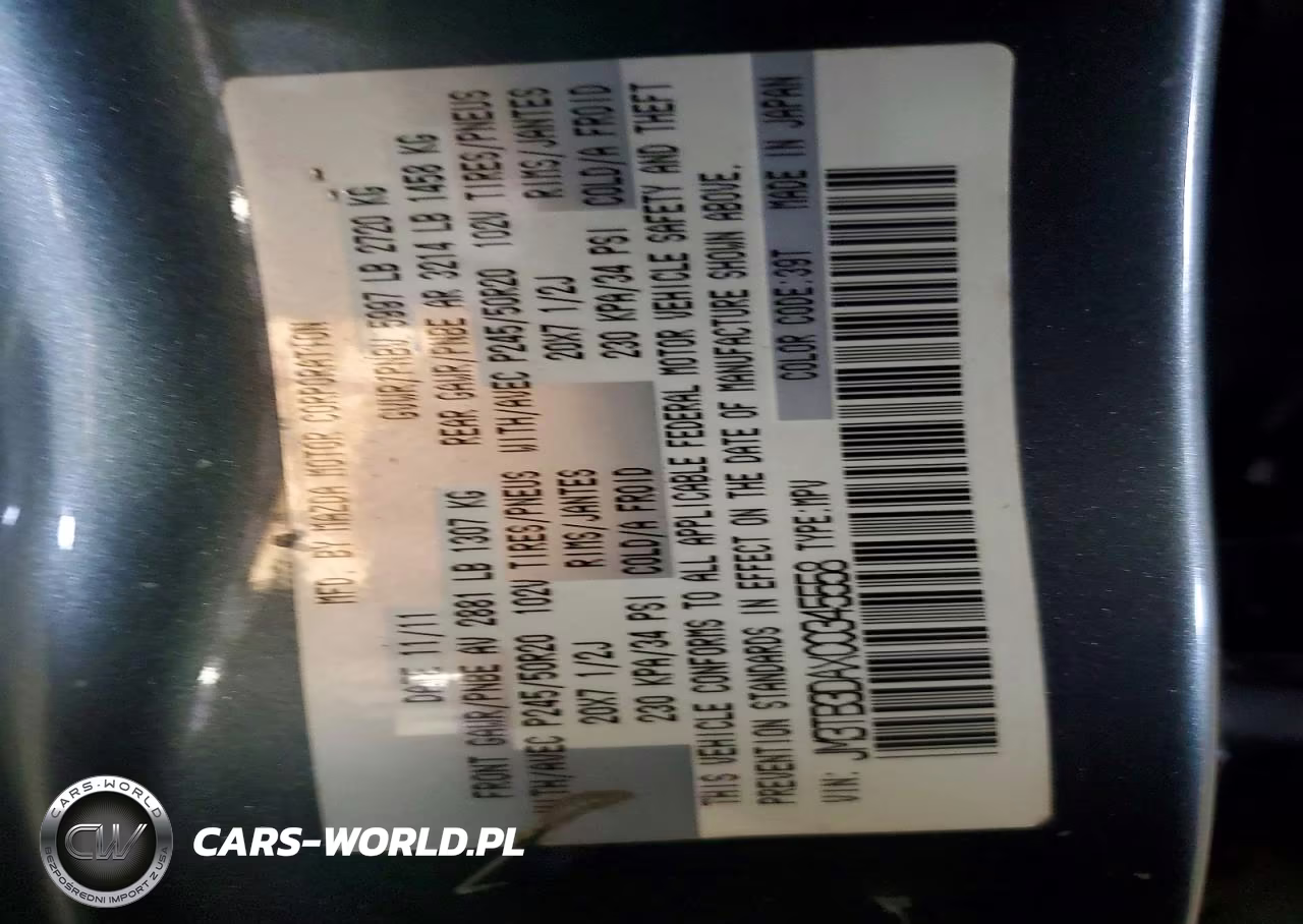 2012 Mazda Cx-9 VIN:JM3TB3DAXC0345558 - 14