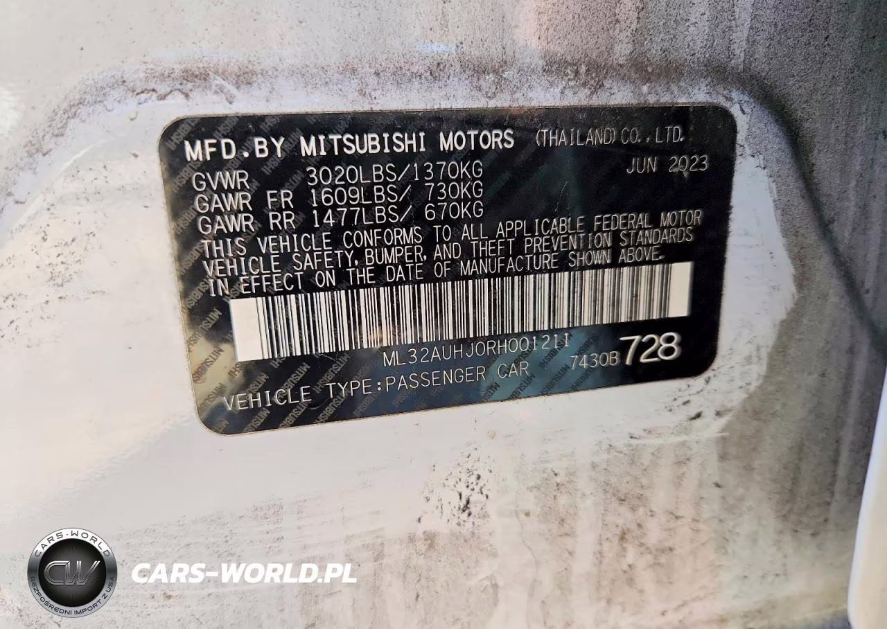 2024 Mitsubishi Mirage Es, Le VIN:ML32AUHJ0RH001211 - 12