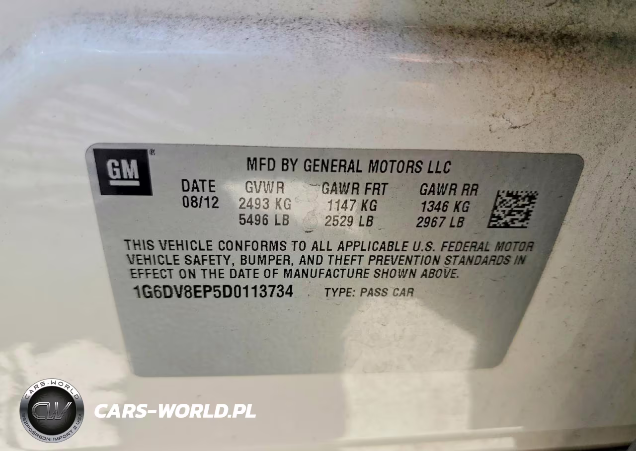 2013 Cadillac Cts-V VIN:1G6DV8EP5D0113734 - 13