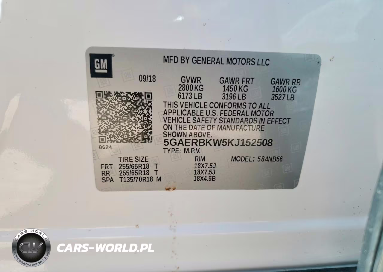 2019 Buick Enclave Essence VIN:5GAERBKW5KJ152508 - 13